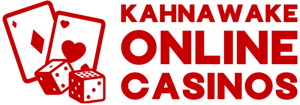 Kahnawake Online Casinos Logo Maroon